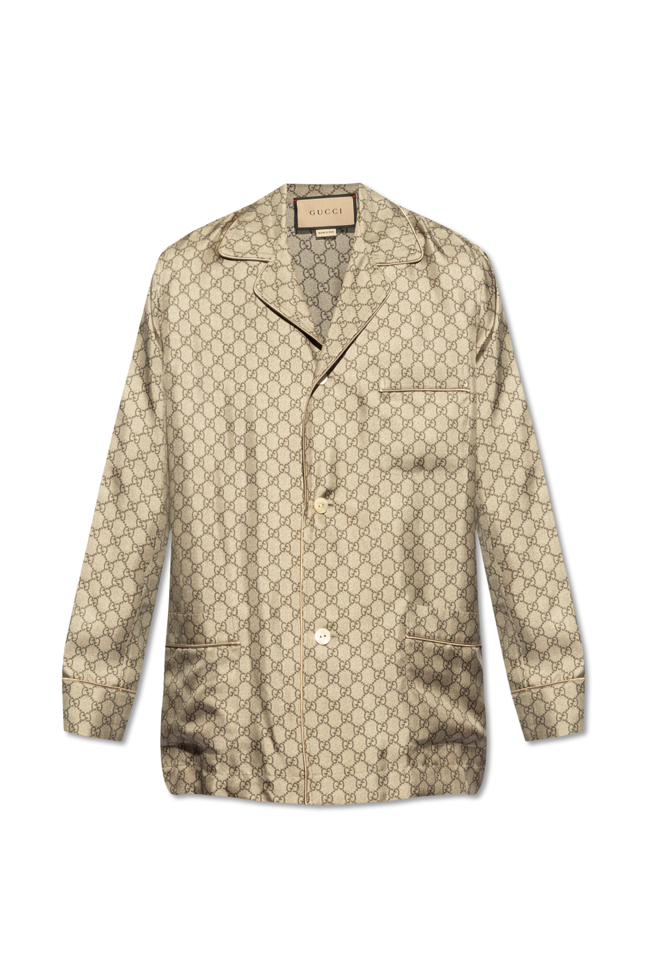 Gucci Silk shirt with monogram | Men's Clothing | Vitkac